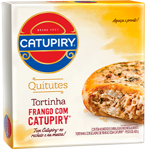 TORTINHA DE FRANGO COM CATUPIRY® ORIGINAL 420 g