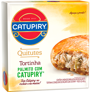TORTINHA DE PALMITO COM CATUPIRY® ORIGINAL 420 g