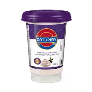 Requeijão Cremoso com Azeitonas Pretas Catupiry® 180g