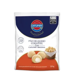 Pão de Queijo Coquetel Recheado com Catupiry® Original Profissional 1kg