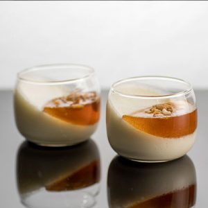 Panna Cotta de Catupiry® Original de Cupuaçu com Granola