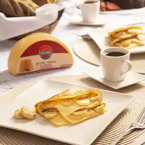 PANQUECA DE QUEIJO MINAS COM BANANA